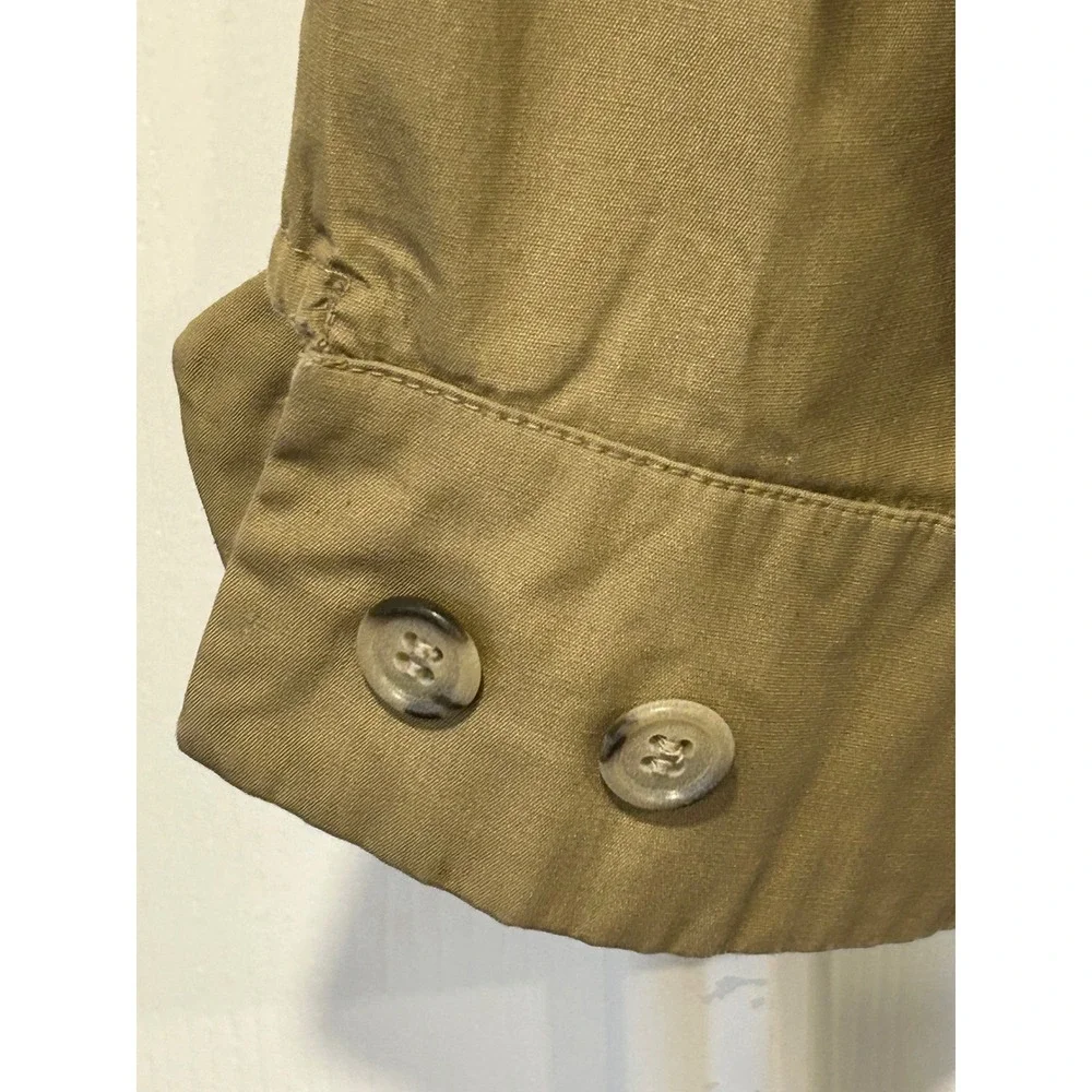 Vintage London Fog Maincoats Harrington Jacket Tan Khaki Full Zip Mens‎ 42 Reg - Picture 5 of 7